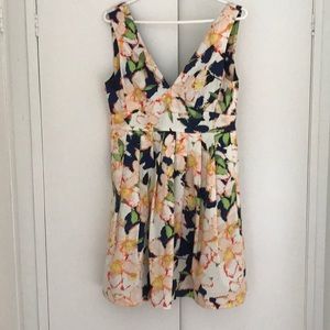 Jcrew floral dress size 4 small